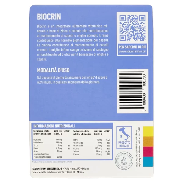 Biocrin Capelli e Unghie - immagine 3
