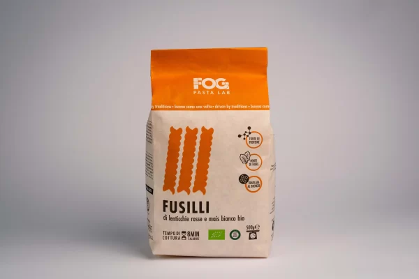 Fusilli lenticchie rosse e mais bianco (500 g) - immagine 5